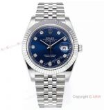 JVS Factory Swiss Rolex Datejust 41mm Blue Dial JVS New 3235 Movement (72hrs Power Reserve)